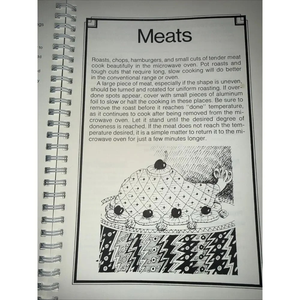Vintage Sears Multi-Power Microwave Miracles Cookbook 1977 Defrosting Roasting